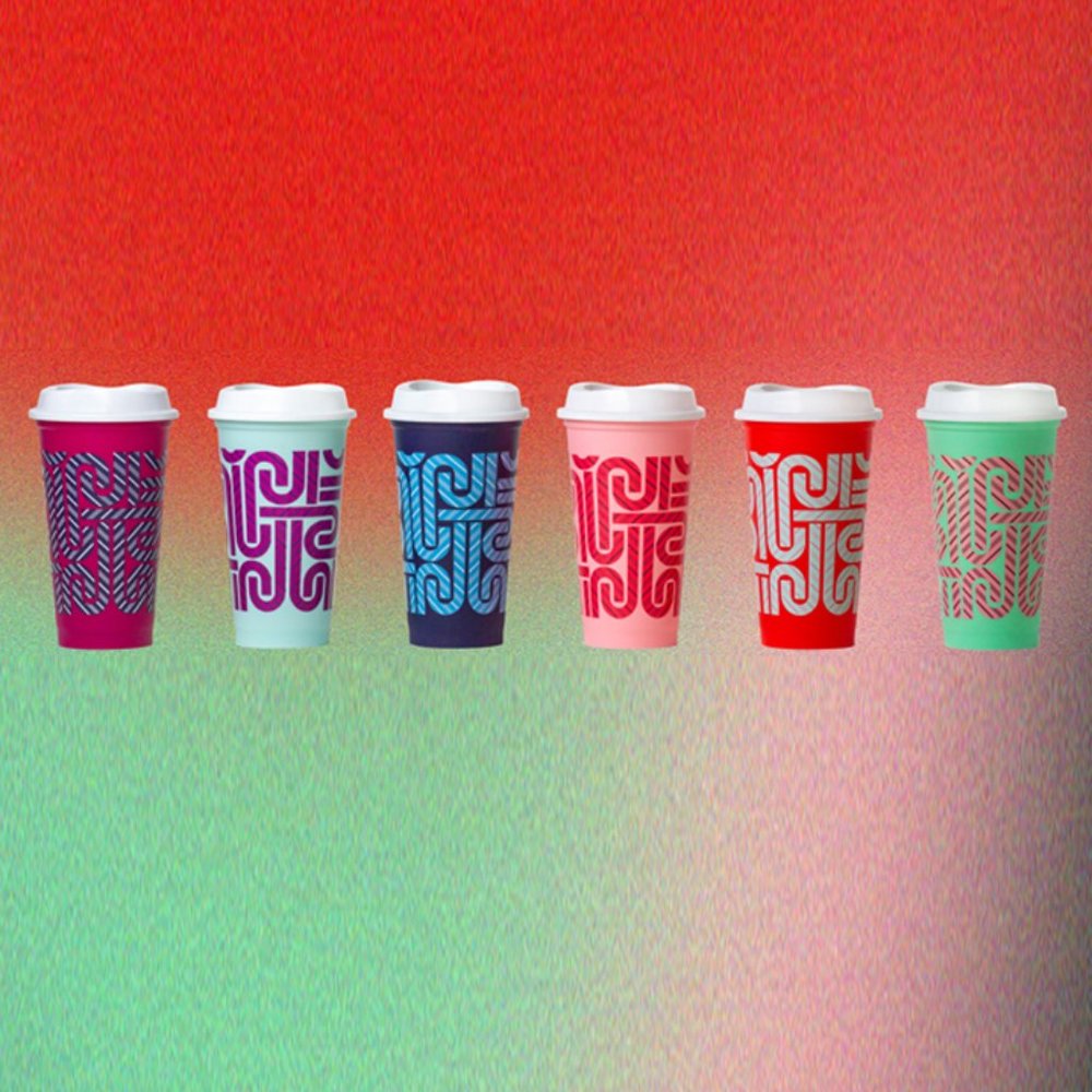 Starbucks 6-pk 2020 Colour Changing Hot Cup 16oz